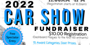 Car Show Fundraiser flyer